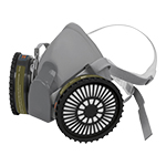 KIT-RES-MU | Kit respirador profesional con cartuchos multigas, Truper
