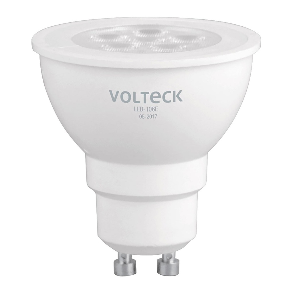 LED-106E | Lámpara de LED 6 W tipo MR 16 base GU10 luz de día, blíster