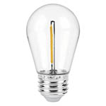 LED-141FC | Lámpara LED S14 con filamento 1 W luz cálida, caja, Volteck
