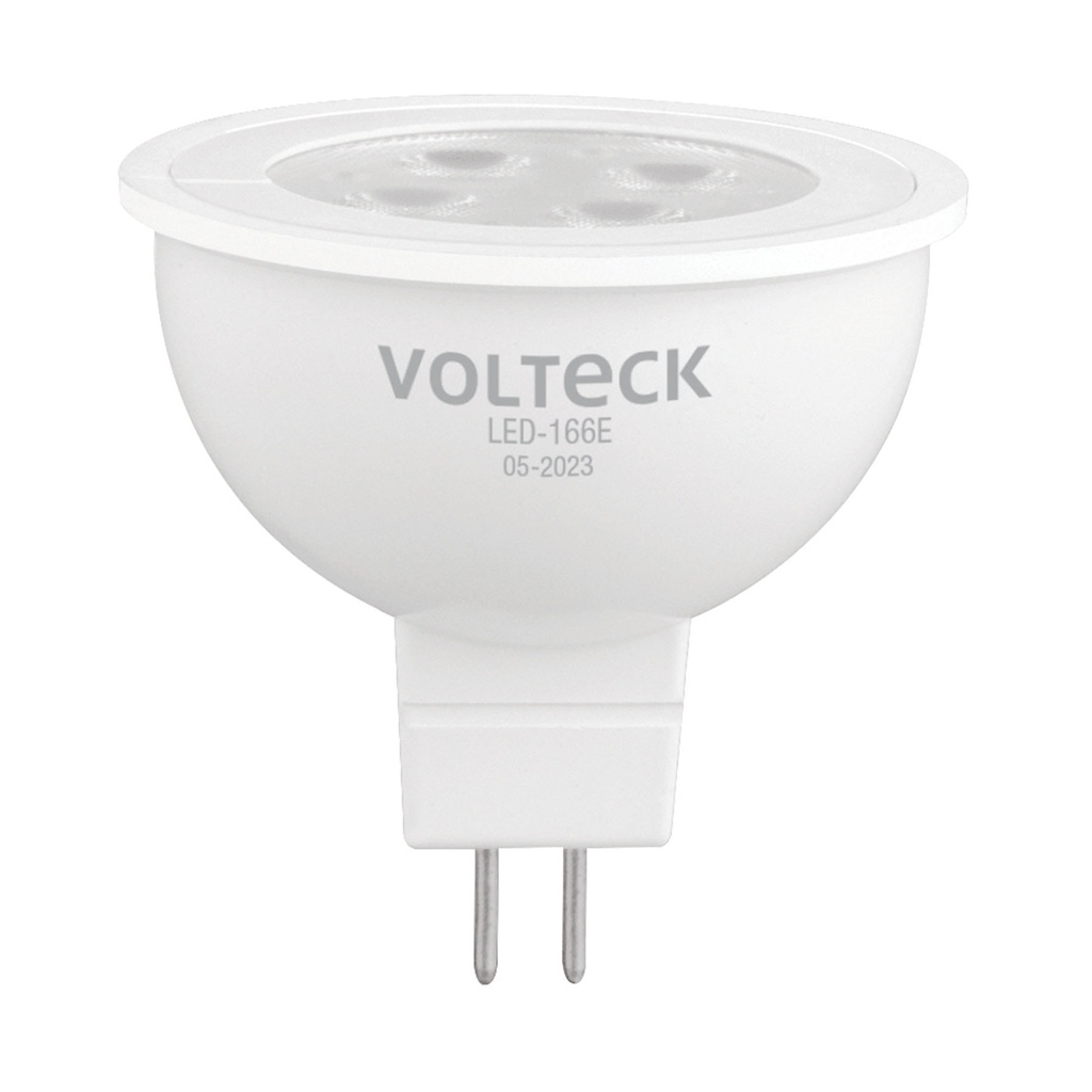 LED-164E | Lámpara de LED 4 W tipo MR 16 base GU5.3 luz de día, blíster