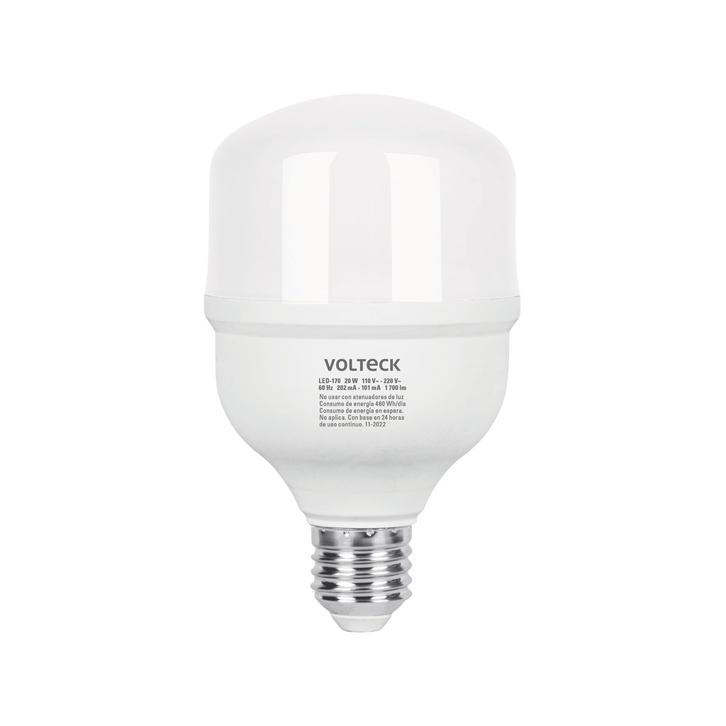 LED-170 | Lámpara LED alta potencia 20 W (equiv. 170 W), luz de día