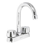 M-060-C | Mezcladora 4' para lavabo, cuello bar, cartucho compresión