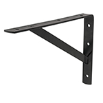 MER-12N | Ménsula de acero reforzada negra 8 x 12', Fiero