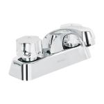 MP-048 | Mezcladora plástica 4' para lavabo, manerales hex Basic