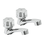 MP-242 | Juego 2 llaves plásticas individuales para lavabo, Basic