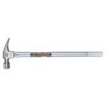 MTR-20X | Martillo tubular pulido 20 oz alojamiento imantado uña recta