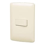 PA-APSE-EI | Placa armada 1 interruptor escalera marfil, línea Italiana