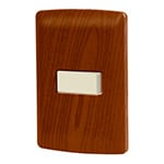 PA-APSE-IM | Placa armada 1 interruptor sencillo, madera, línea Italiana
