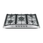 PAE-905GA | Parrilla de gas empotrable 5 quemadores, acero inox, Foset