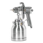 PIPI-310 | Pistola p/pintar succión HVHP vaso alum, 1.8mm, 2 vál Truper