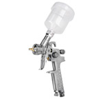 PIPI-410 | Pistola p/retoque gravedad HVLP vaso plástico, 1 mm, Truper