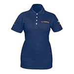 POL-AD-M | Playera polo azul, para dama, talla M, Truper