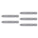 PUDE-2202 | Estuche con 5 puntas pozidriv PZ2 largo 2', Truper Expert
