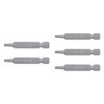 PUDE-5215 | Estuche con 5 puntas torx T15 largo 2', Truper Expert