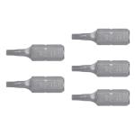 PUDE-6110 | Estuche con 5 puntas torx T10 con seguro largo 1', Expert