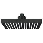 R-405SM | Regadera cuadrada ABS 8' acabado negro mate sin brazo, Foset