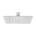 R-414S | Regadera cuadrada 6', acero inox, sin brazo, cromo, Túbig