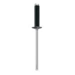 R-46BN | Bolsa c/50 remaches 1/8'x3/8' negros de aluminio, ala 1/4'