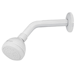 R-500 | Regadera plástica redonda 2-1/2' blanca, Foset Basic