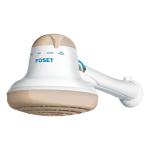 REGEL-6B | Regadera eléctrica de 4 temperaturas, 6-1/2', Beige, Foset