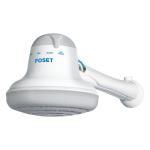 REGEL-6G | Regadera eléctrica de 4 temperaturas, 6-1/2', Gris, Foset