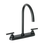 TBF-82M | Mezcladora para fregadero,manerales palanca,negro mate,Tubig