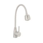 TBF-87N | Monomando para fregadero con cuello flexible, satín, Tubig