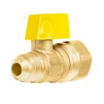 VG-554 | Válvula de control de latón para gas, 3/8' x 1/2', Foset