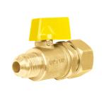 VG-554-B | Válvula de control latón para gas 3/8'x1/2' tipo barrilito