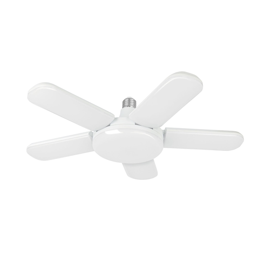 LED-550V | Lámpara de LED 50 W, tipo ventilador con 5 aspas ajustables