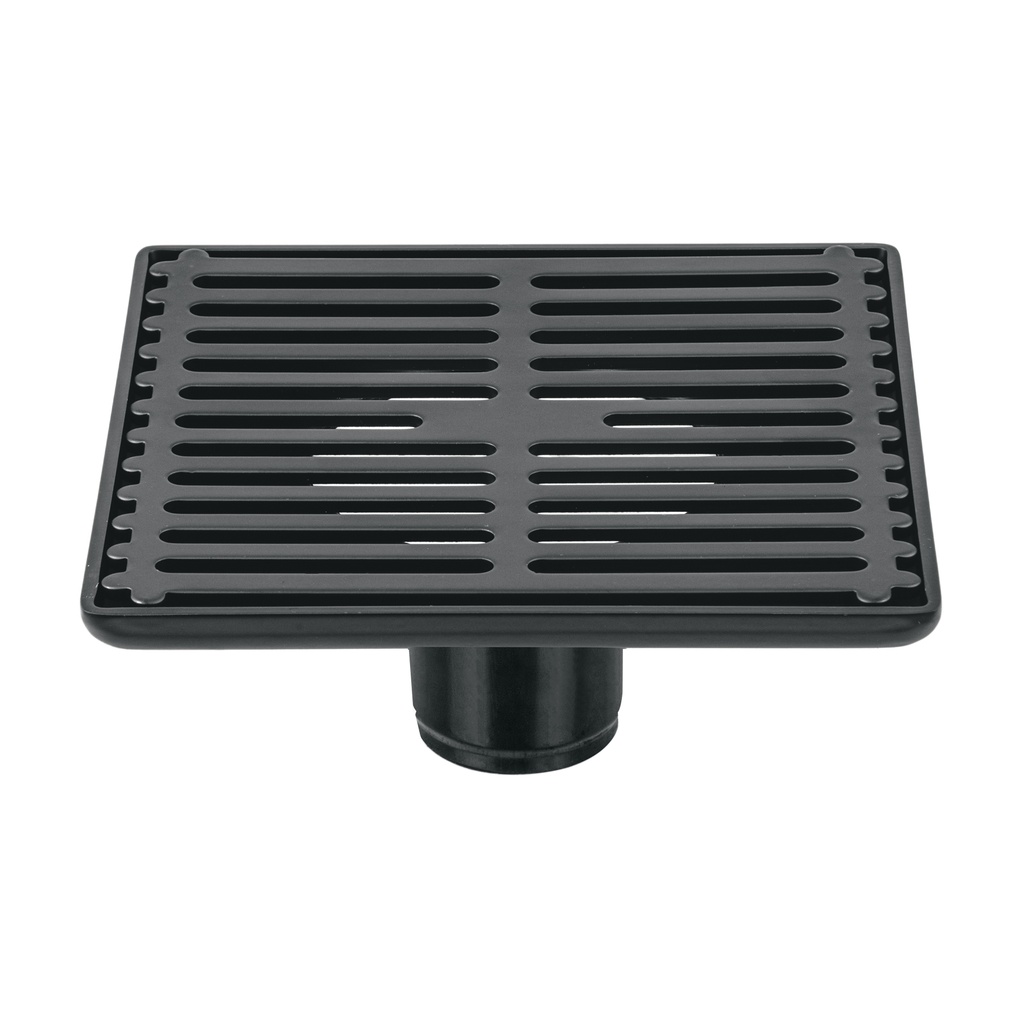 RS-702M | Resumidero cuadrado 6'x 6', acero inoxidable, negro, Aqua