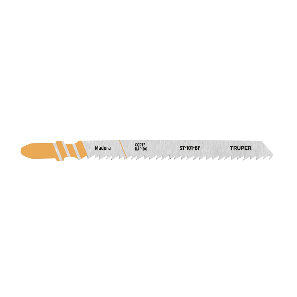 ST-101-BF | Blíster 5 seguetas T, 10 DPP BIM, corte recto p/ madera dura