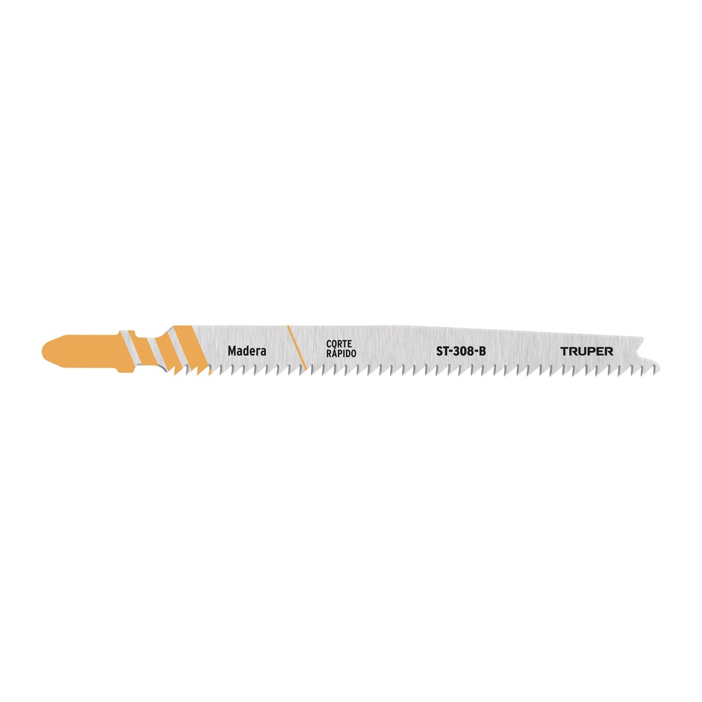 ST-308-B | Blíster 5 seguetas T, 12 DPP HCS, corte recto limpio/madera