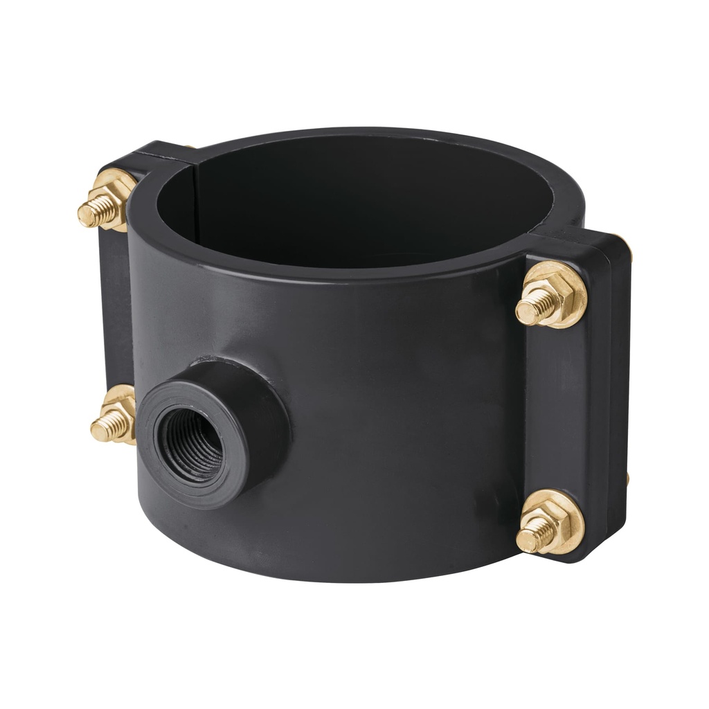 ATD-4 | Abrazadera para toma domiciliaria PP 4' x 1/2', Foset