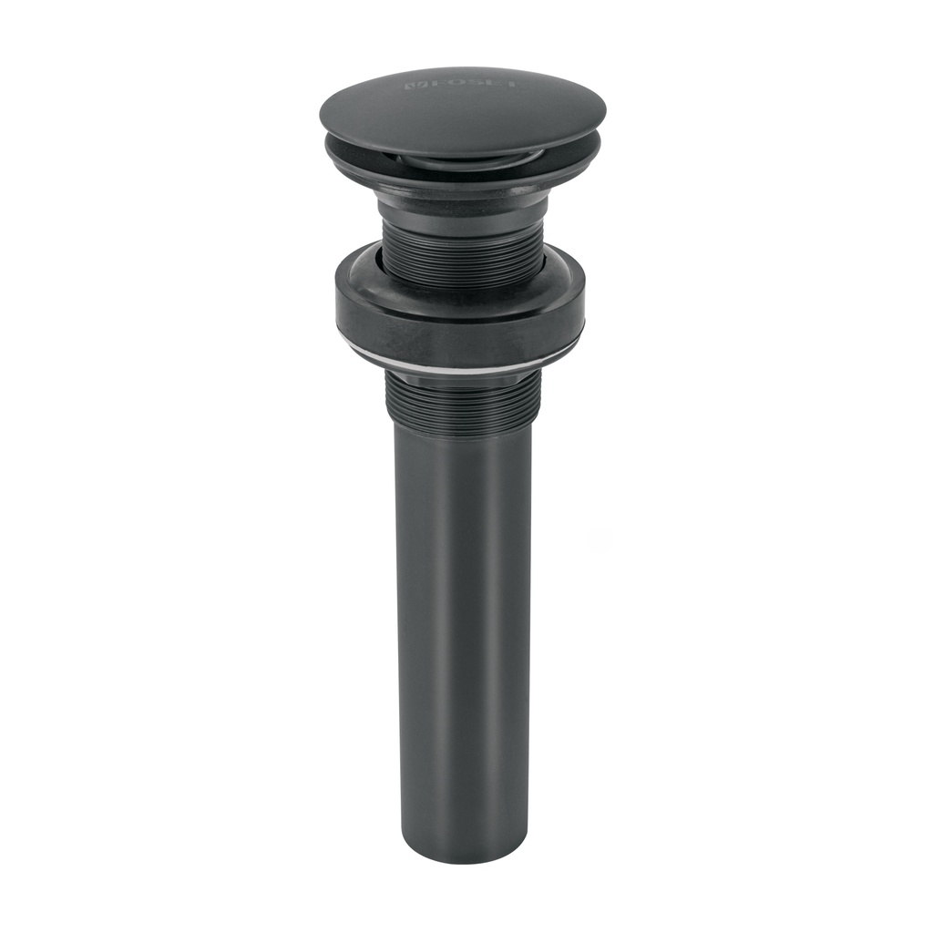 CE-226SM | Contra p/lavabo, 1-1/4', sin rebosadero, hongo, latón, negro