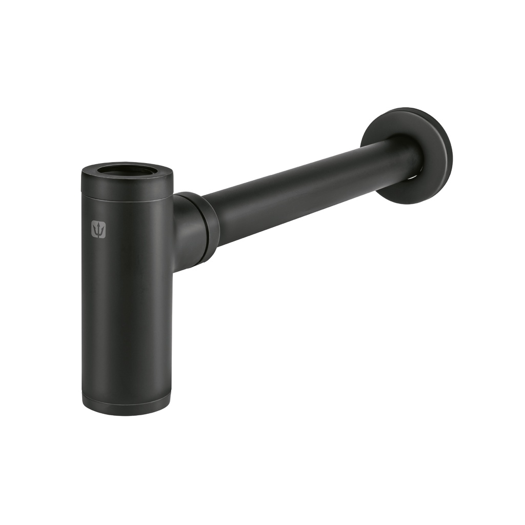 CE-212M | Céspol de bote minimalista 1 1/4', negro, para lavabo, Foset