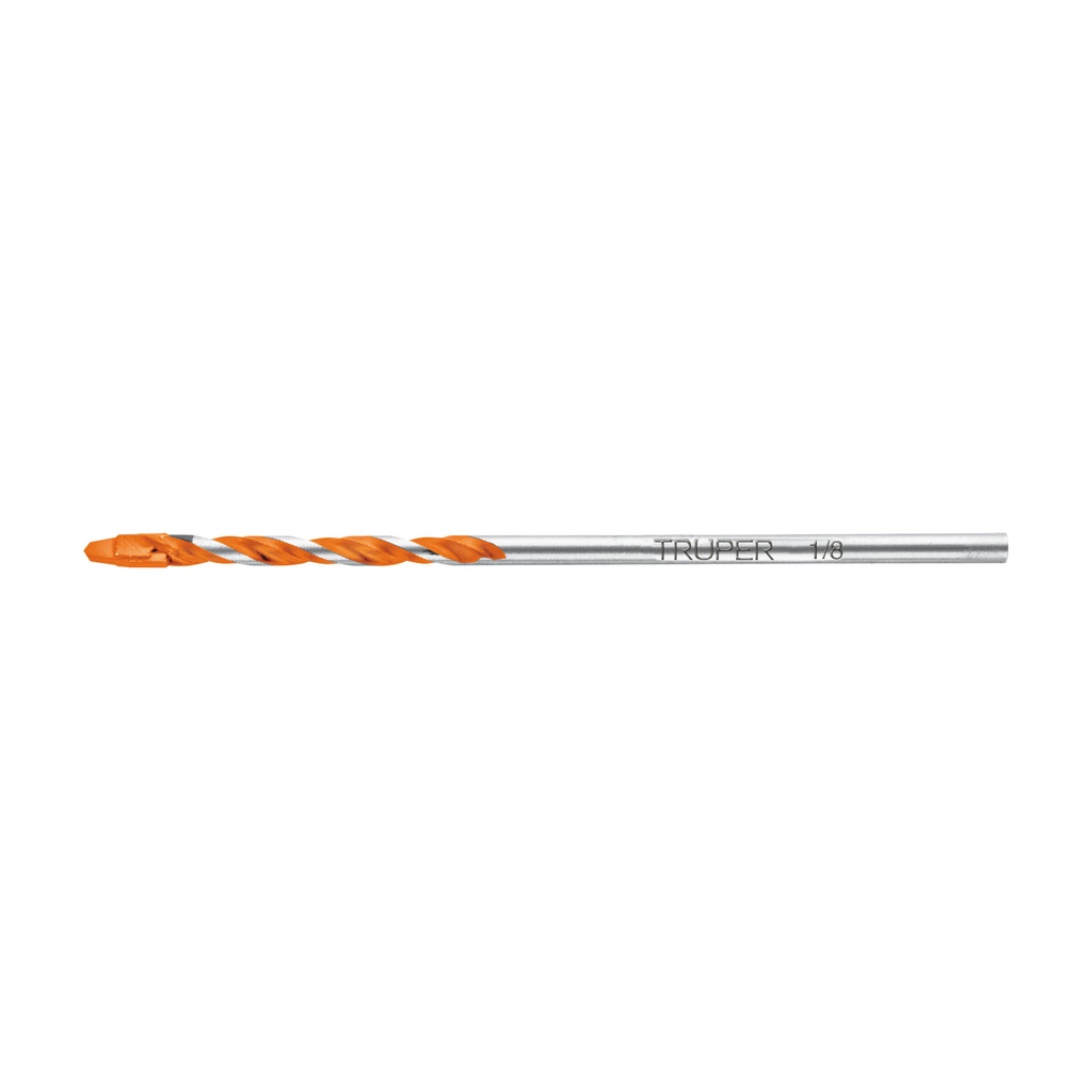 BMC-1/8X3 | Broca multimaterial 1/8 x 3', Truper