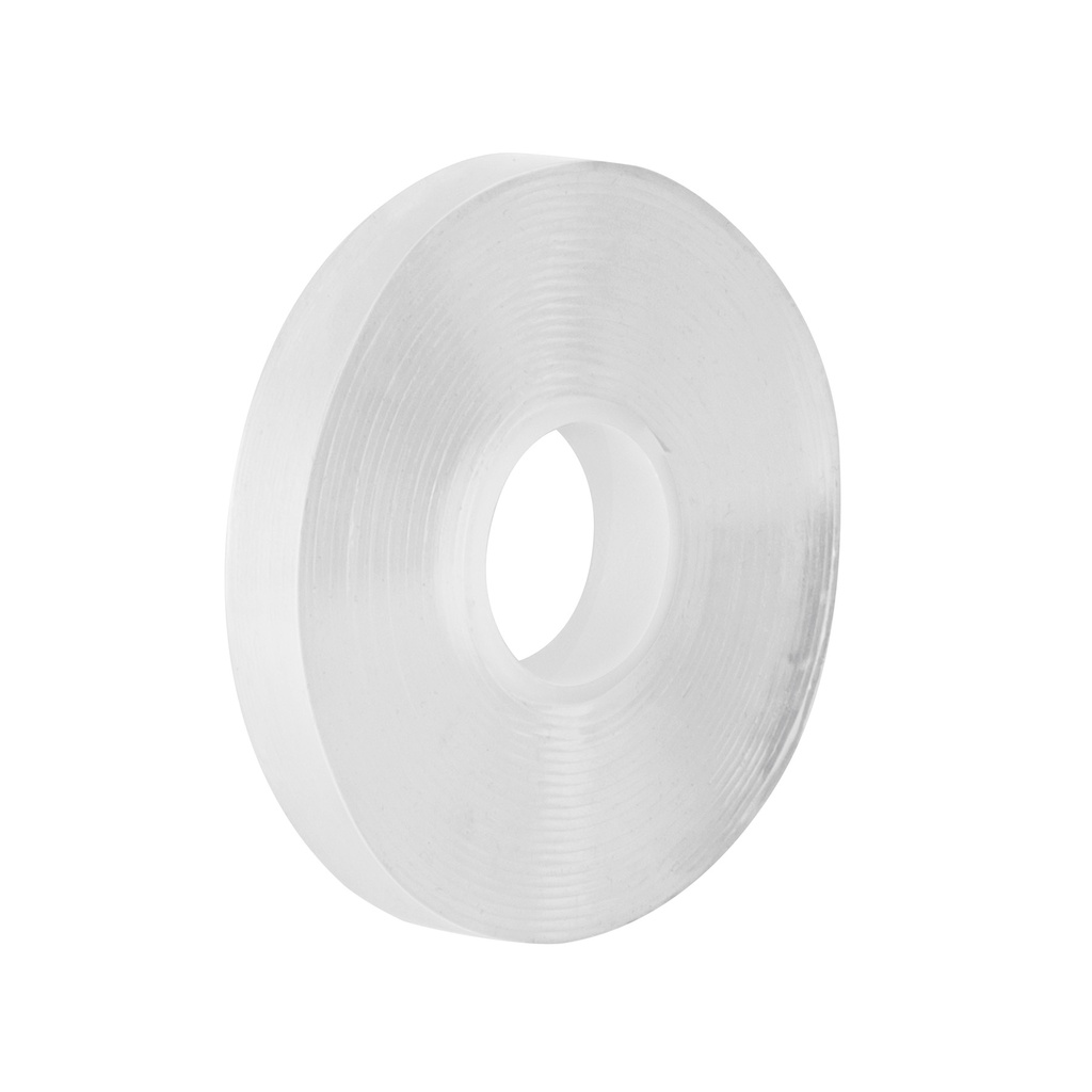 CDR-310 | Cinta doble cara reutilizable, transparente 3mx10mm, Truper