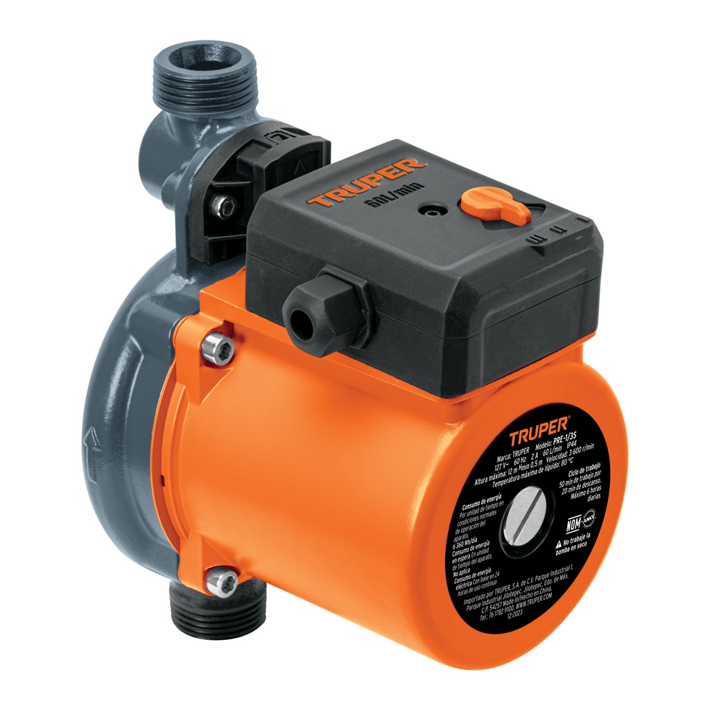 PRE-1/3S | Bomba presurizadora 1/3 HP, Truper