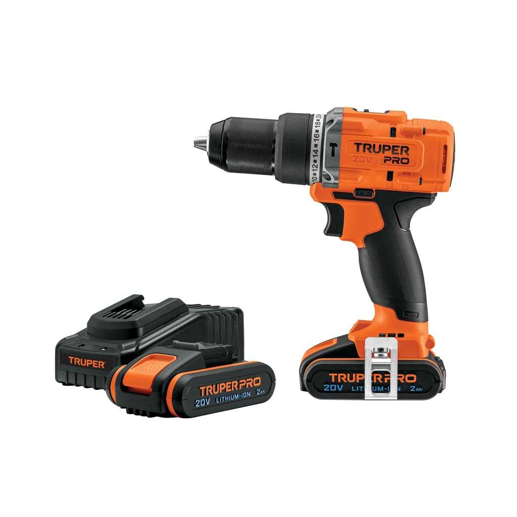 ROTI-20A3 | Rotomartillo inal. 1/2', 20V, 2 bat. 2Ah, 1 carg. TRUPER PRO