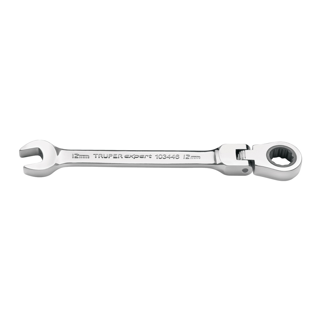 LL-2012MXF | Llave combinada con matraca 12 mm flexible, Expert