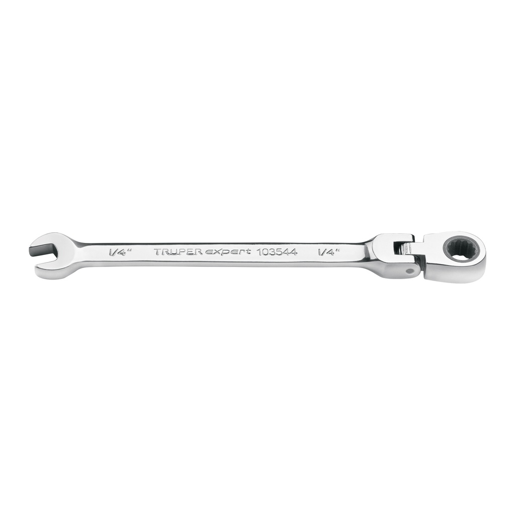 LL-2008XF | Llave combinada con matraca 1/4' flexible, Expert