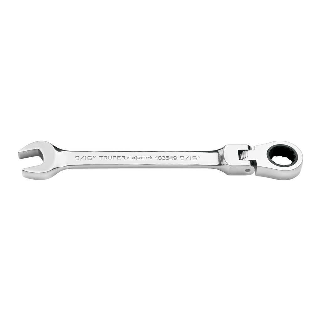 LL-2018XF | Llave combinada con matraca 9/16' flexible, Expert