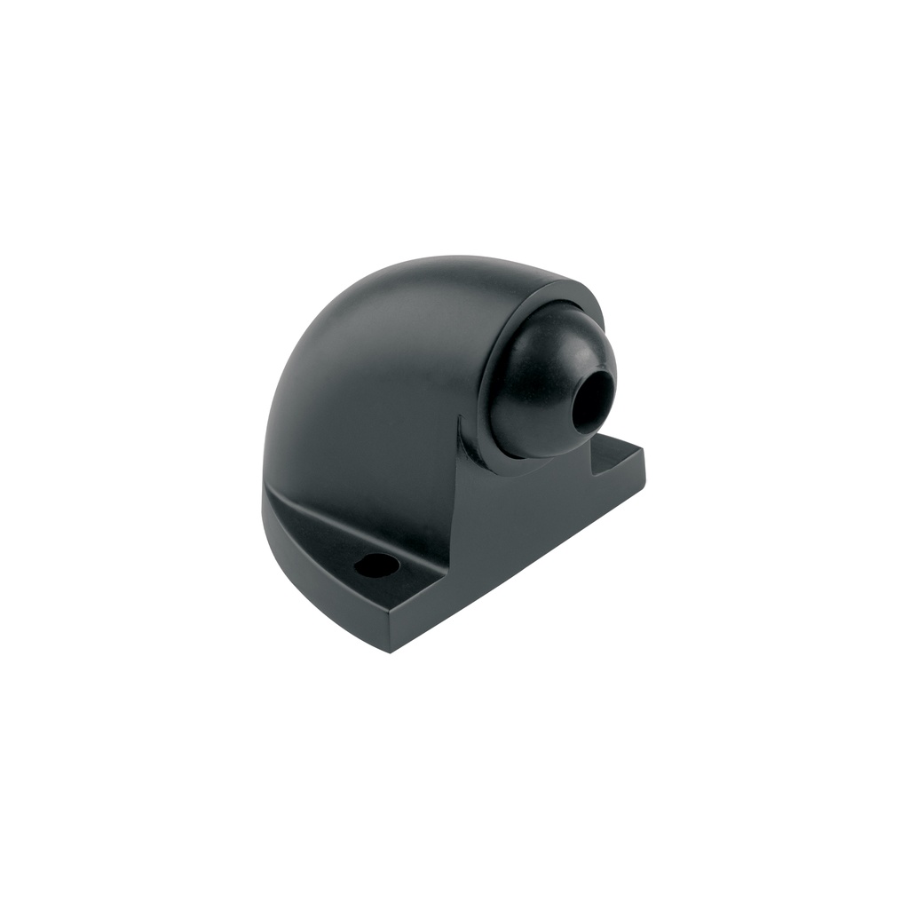 TOCO-6 | Tope tipo codo para puerta, acabado negro, HERMEX