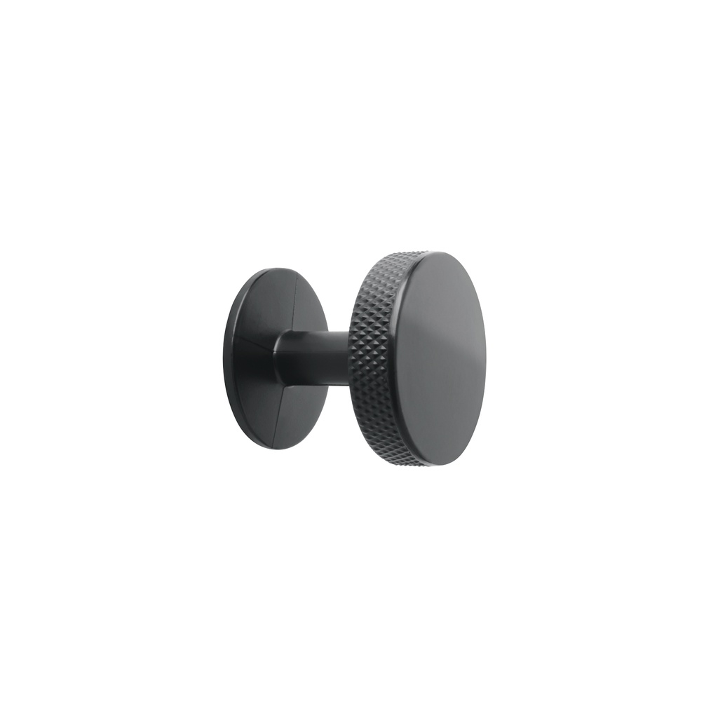 PER-156 | Perilla metálica estilo 'Oviedo', negro, HERMEX