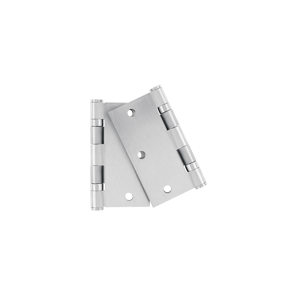 BC-354PB | Bolsa c/2 bisagras cuadradas 3-1/2' acero inox, plana