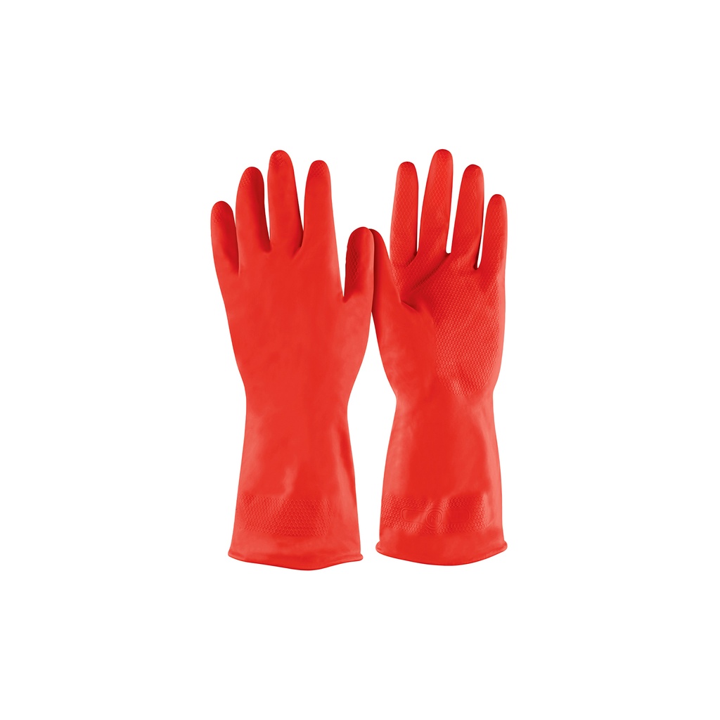 GU-346 | Guantes de látex para limpieza, rojos, CH, Pretul