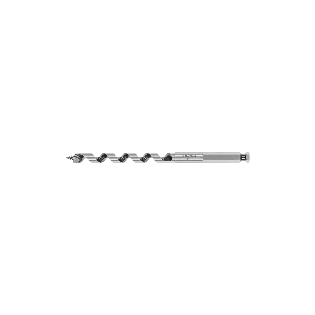 BAB-3/8X6 | Broca auger tipo berbiquí 3/8' X 6', TRUPER