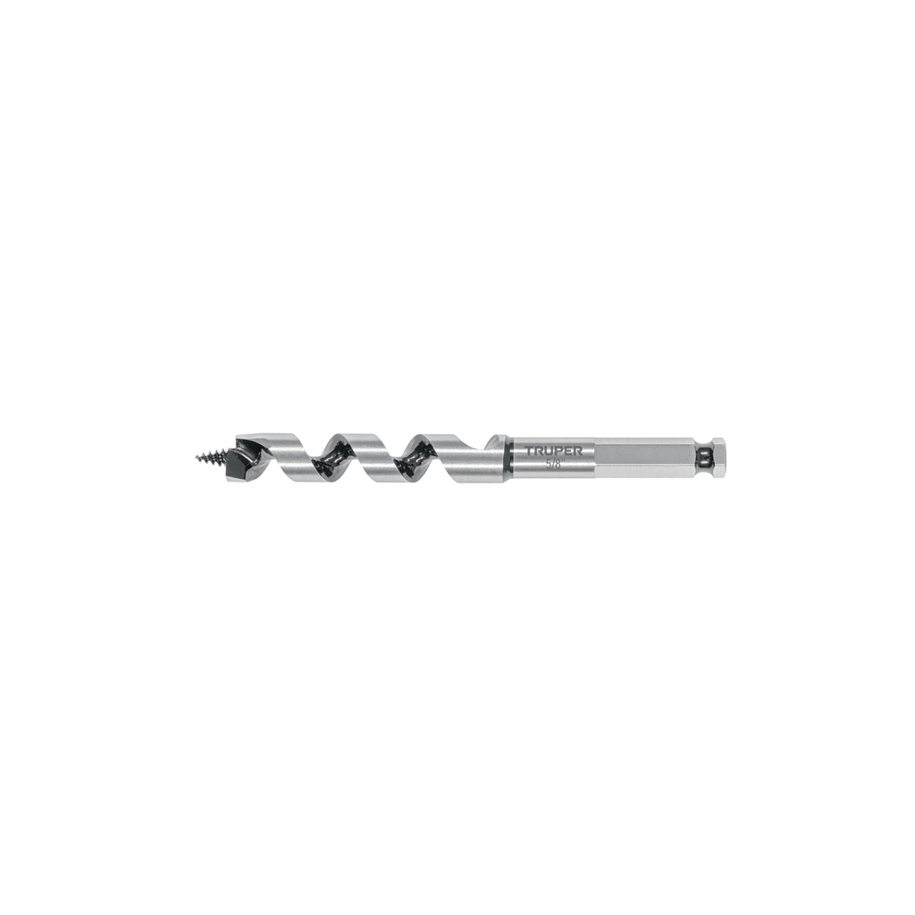 BAB-5/8X6 | Broca auger tipo berbiquí 5/8' X 6', TRUPER