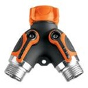 AD-2R | Conector 'Y' 3/4' metálico con recubrimiento para manguera